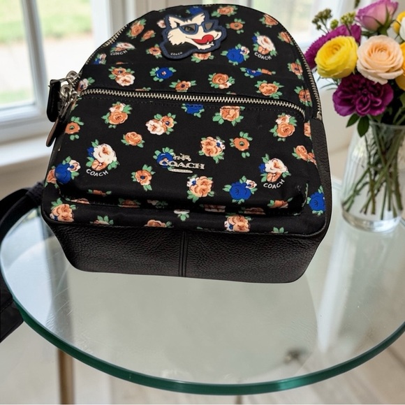 Coach Charlie dog floral mini backpack 2016 - Picture 5 of 7